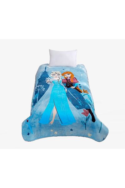 Taç Pătură simplă cu licență Disney Frozen Flower Power