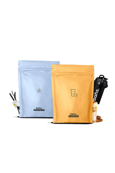 bahs. Vanilla and Karmuz Latte Protein Powder - 1 Shaker GIFT