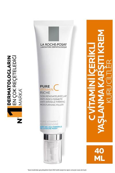La Roche Posay Anti-Aging Radiance Care for Dry Skin Redermic C Cream 40 ml D...