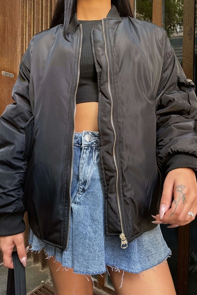 Eka Γυναικείο παλτό με μαύρο κορδόνι με λεπτομέρεια 0999-23192