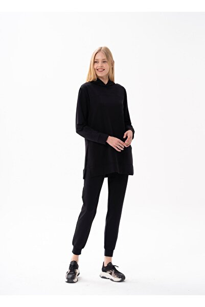 Jiber Kadın Kapüşonlu Eşofman Takımı