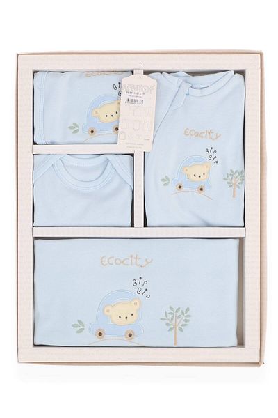 Bebitof Baby Boy with Teddy Bear Hospital Exit