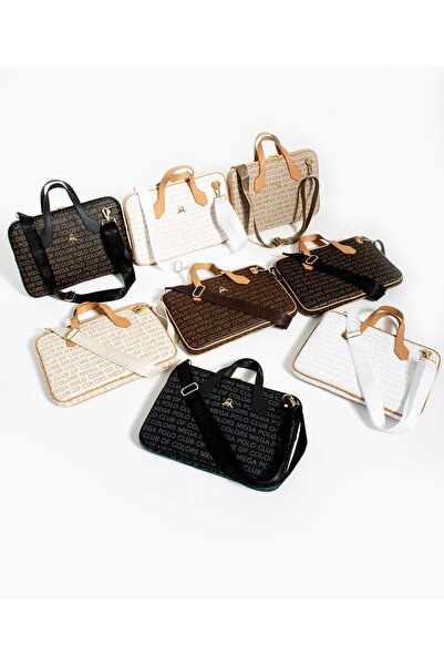 YOGII Arlon Model Unisex Netbok وحقيبة يد مقاومة للماء متعددة الجيوب VIP مقاس 13 بوصة