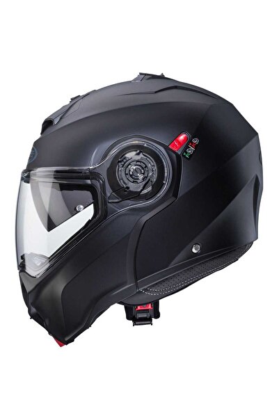 Caberg DUKE EVO MAT SİYAH MOTOSİKLET ÇENE AÇILIR KASK