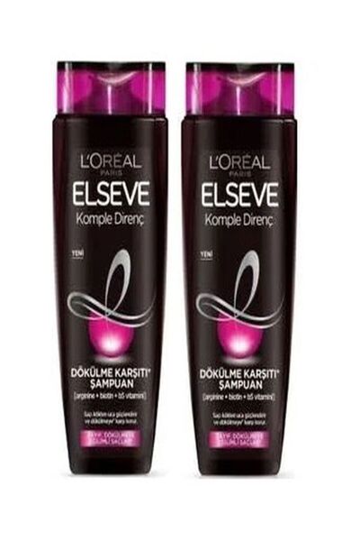 nemsaticaret لوريال باريس إلسيف 400 مل قطعتين - شامبو مقاوم للتساقط