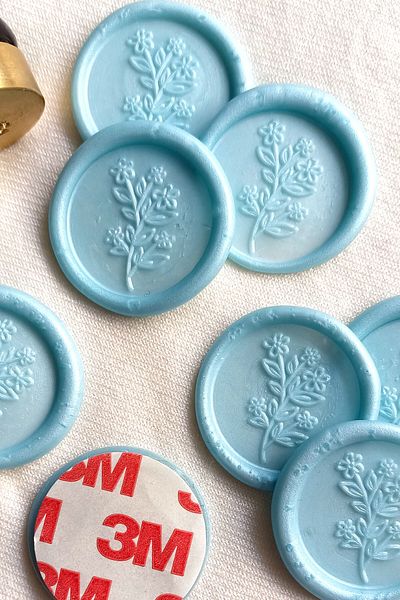 Dekorden Ready wax seal - Blue pearl