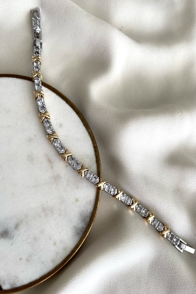 gaila design Modern Tasarım Altın Kaplama Ayarlanabilir Tiffany X Co Su Yolu ...