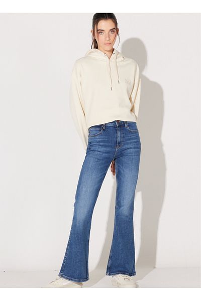 Lee High Waist Spanish Leg Skinny Fit Light Blue Women's Denim Trousers L32Y003404-Light Blue