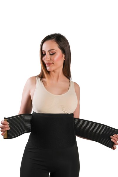 ICOLEXİN Icolexin Belly Slimming Sauna Waist Belt Waist Corset Sweat Belt Thermal Waist Corset Waist Melting