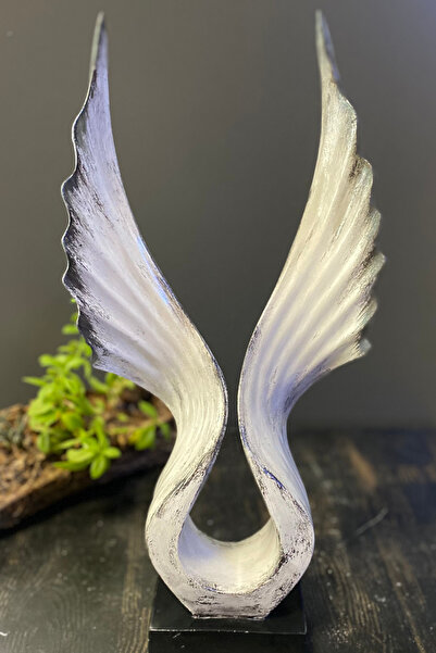 Tasarloxi Soyut Anka Kanat Heykel Biblo