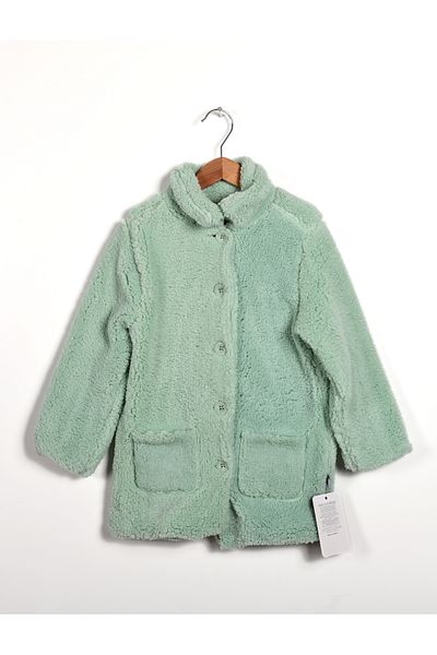 DIDuStore 1/8 Year Old Baby Girl Clothing Models Welsoft Plush Lined Children's Cardigan