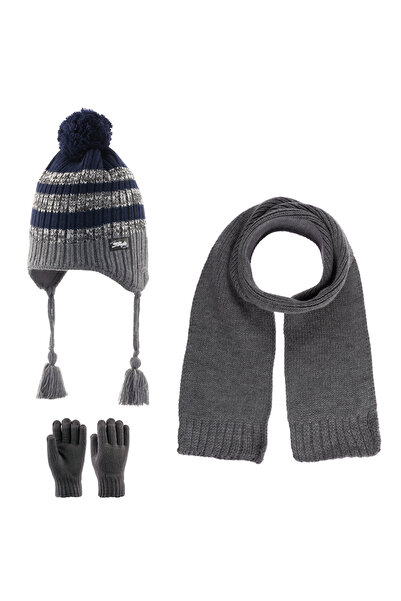 Kitti Boy's Scarf Beret Glove Set