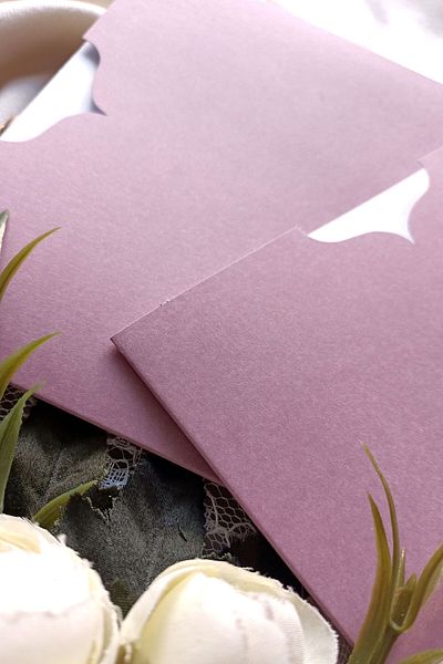 Dekorden Lilac Invitation Envelope - 16x16 cm - 100 pieces