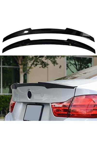 HYM TUNİNG BMW F32 M4 Uyumlu Yarasa Spoiler, Piano Black Boyalı, 420 2 Kapı S...