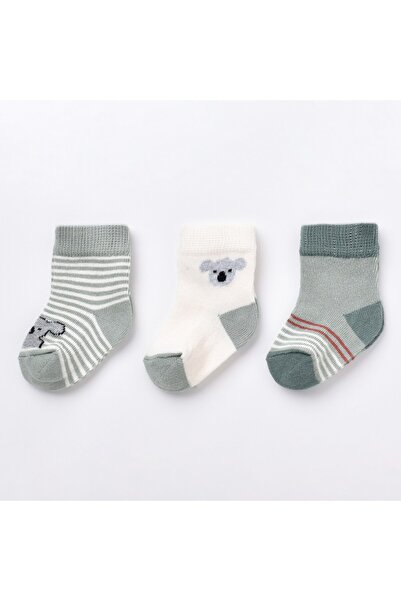 Biorganic Koala 3-Piece Baby Socks 68449
