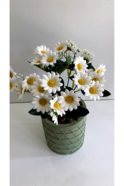 RUZGARCİCEK Rüzgar Aranjament floral artificial 40 cm Margarete în ghiveci de...