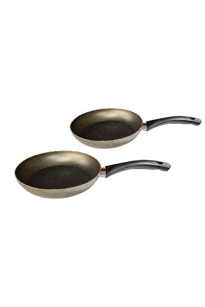 Mehtap Granite Pan Set 28 cm and 24 cm