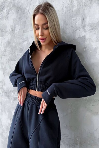 Fashiontayt vyrobeno ze 3 nitě Triple Set se zipem a detailem prstu