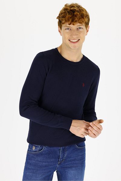U.S. Polo Assn. Тъмносин мъжки пуловер