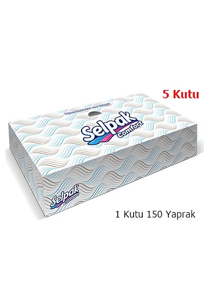 Selpak Facial Tissue 150 Sheets Box of 5