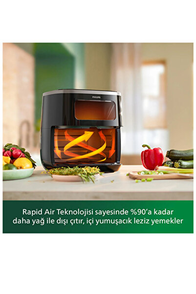 Philips YENİ 3000 Serisi 5.6 Litre Rapid Air Airfryer Xl Fritöz