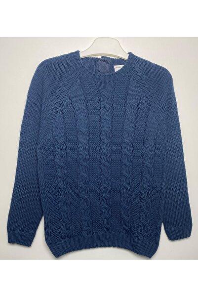 Nisrakids Детски плетен пуловер - дълъг ръкав и мека текстура, ежедневен модел