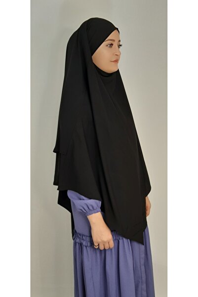 R&S modibone وشاح سوفيلي من طبقتين من حرير المدينة باللون الأسود