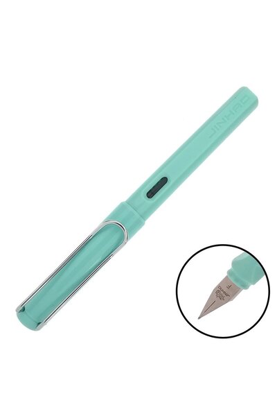 jinhao Jınhao Dolma Kalem Kutulu + 2 Adet Kartuş – Pastel Mavi