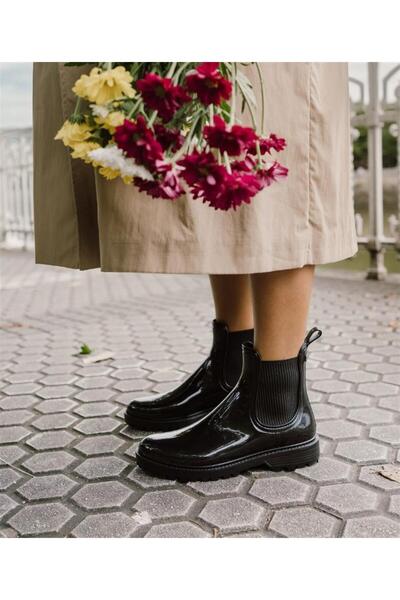 IGOR W10216 Trak Igor Marka Kadın Yağmur Botu Siyah