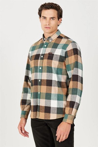WRANGLER W232376 900 Multi Men's Long Sleeve Shirt