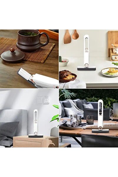 BLUE SİDE Taşınabilir Mini Mop Temizlik Paspası 180 Derece Döner Tezgah Pencere Cam Zemin Silme Aparatı