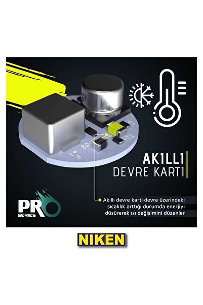 Niken H11 Led Xenon Far Aydınlatma Seti Şimşek Etkili Pro 6400lm