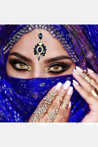 Kaftan Collection قبعة هندية، إكسسوار شعر هندي