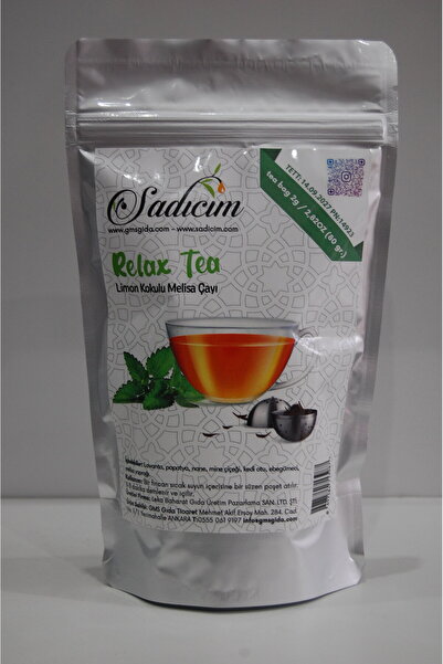 sadıcım Relax-Limon Kokulu Melisa Çayı 80 Gr Süzen Poşet