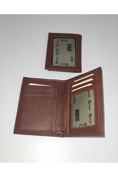 firdevsi hobi Genuine Leather Vertical Men's Wallet