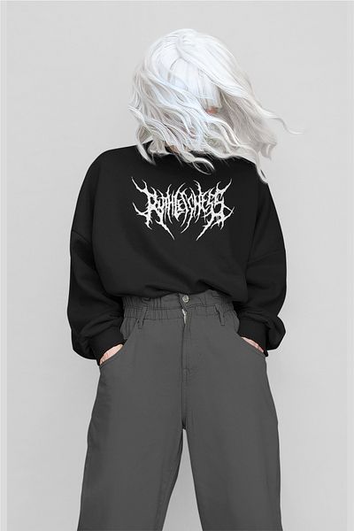 macklin Unisex Femei Bărbați Ruthless Gothic Design Special Printed Crew Gate Hanover