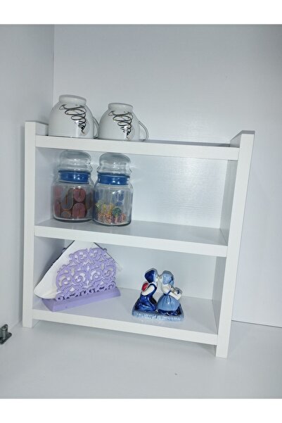 Genel Markalar mdf mini raf. Fincanlık, baharatlık, kahve köşesi çok amaçlı düzenleyici raf