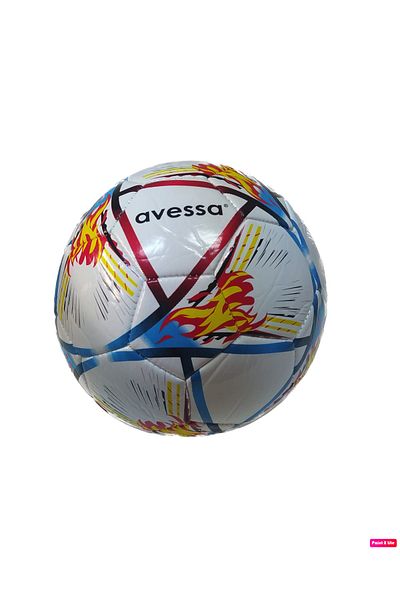 AVESSA كرة قدم FT-150 3 بطانة مخيطة آليًا 338 جرام رقم 5 كرة مباراة Astroturf