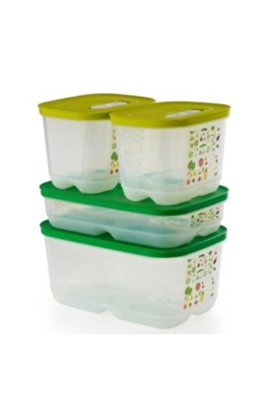 Tupperware مجموعة سيرا مكونة من 4 حاويات تخزين