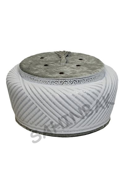 şahinbak Prayer Wrap - Cube of Imam, Mosque, Fes and Skullcap (S206)