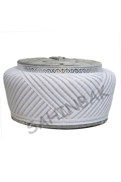 şahinbak Prayer Wrap - Cube of Imam, Mosque, Fes and Skullcap (S206)