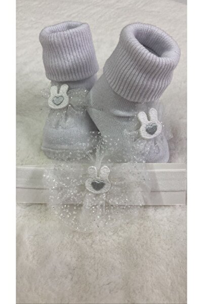 ESES BEBE baby roll-up sock bandana set with accessories