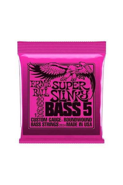 Ernie Ball P02824 Super Slinky Nickel 40-125 - 5 String Bass Guitar String