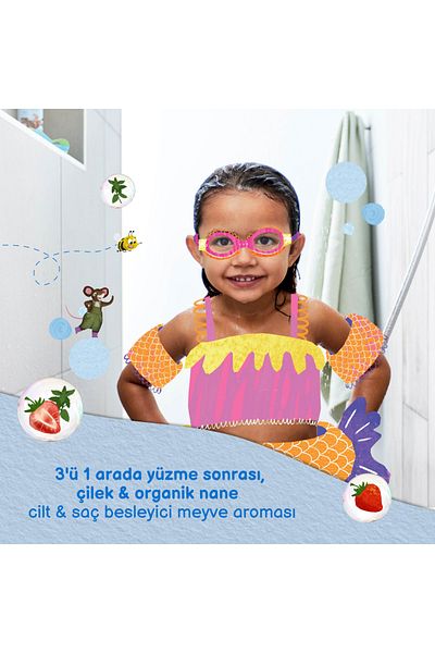 Childs Farm Strawberry and Organic Mint 3 in 1 After-Swimming Children's Shampoo 250ml