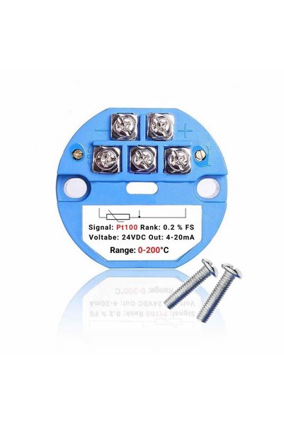Alkatronik PT100 Sıcaklık Sensör Sinyali İçin 4-20mA Çevirici Transmitter Mod...