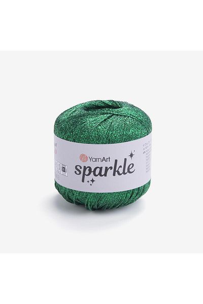 Yarnart SPARKLE - ΝΗΜΑ ΠΛΕΚΤΟΣ ΠΡΑΣΙΝΟ-1333