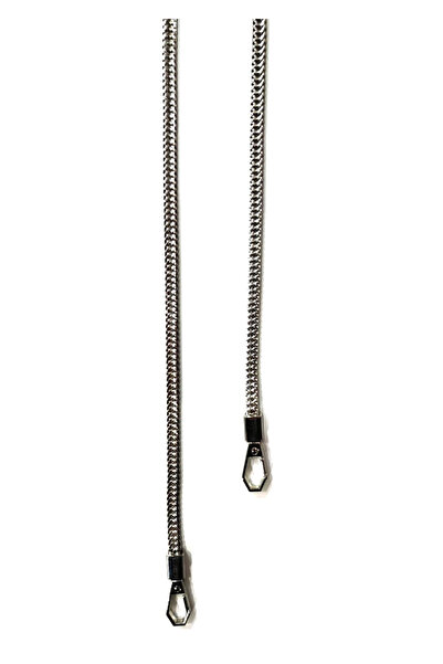 Bakırköy Aksesuar 120 cm. metal,uçları klipsli çanta zinciri. çanta askısı-ça...
