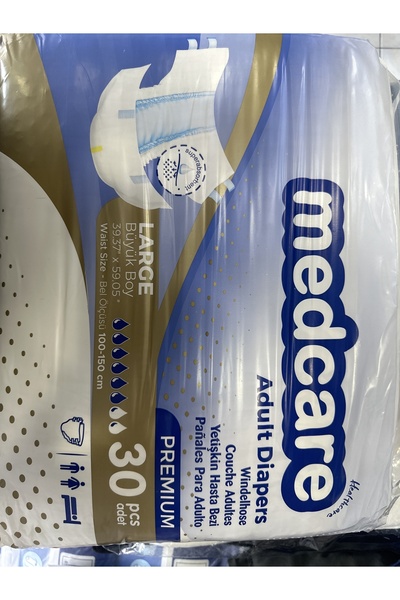 MEDCARE Hasta Bezi Bel Bantlı 30’lu Large Beden