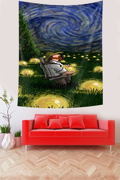 Latibule Pictură în ulei Van Gogh Nopți înstelate Pânză rezistentă la pete Ta...