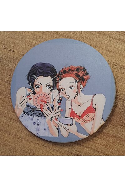 fırsatlar diyarı قاعدة أكواب خشبية من Nana & Hachi Anime (6 قطع)